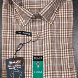 Kirkland casual button down shirt